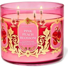 Bath & Body Works Pink Peach Blossom Büyük Mum 411 G