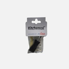 Kitchenox T Bağlantı Mat Siyah (6'li Paket)
