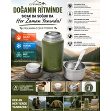 Pozart Paslanmaz Çelik Yemek Termosu 24SAAT Sıcak Bpa Free 600ML