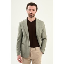MCR Kırçıllı Slim Fit Geniş Mono Yaka Torba Cep Erkek Ceket