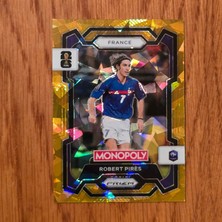 Panini Monopoly Prizm Robert Pires Gold Cracked Ice Oyun Kartı No.10