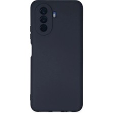 Mentra Online Huawei Nova Y70 Kılıf Nano Içi Kadife Silikon - Lacivert