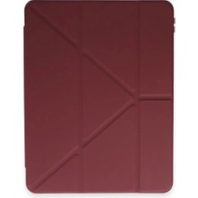 Mentra Online Ipad Pro 12.9 (2021) I Kalemlikli Kılıf Mürdüm