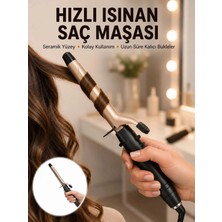 Epilons Profesyonel 25 mm Saç Maşası Kalın Bukle Etkili Yeni Nesil
