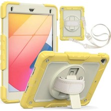Mentra Online Apple iPad 5 Air 9.7 Kılıf Strap New Tablet Kapak - Sarı
