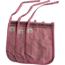 Kelebek Kese Ince Hamam ve Banyo Kesesi (Pembe) 3 Adet