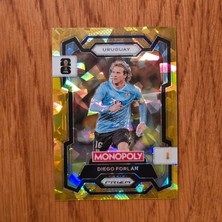Panini Monopoly Prizm Diego Forlan Gold Cracked Ice Oyun Kartı No.68
