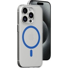 Mentra Online Joko Apple Iphone 15 Pro Kılıf Bubble Magsafe Kapak - Mavi