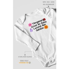 Morivo Kids Yengeme Güzel Bir Yazılı Uzun Kollu Bebek Body %100 Pamuk