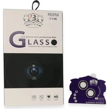 Mentra Online Apple iPhone 15 Bilvis Titan Kamera Lens Darbeye Dayanıklı Ince Hafif - Pembe