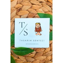 Tasarım Sentezi Rozet Metal Broş Barni Moloztaş Barney Taş Devri Fred Çakmaktaş Yaka Çanta Kıyafet Şapka