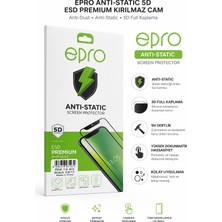 Xiaomi Redmi 13 4g Uyumlu Epro 5d Full Kaplama Kırılmaz Cam Ekran Koruyucu | Anti-Static Esd Premium