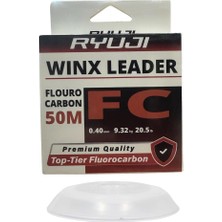 Ryuji Winx Fc 50MT 0.40MM %100 Fluorocarbon Leader Misina