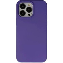 Beta Moda Hub Newface Apple iPhone 14 Pro Kılıf Nano Içi Kadife Silikon - Mor