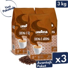 Lavazza Crema E Aroma Çekirdek Kahve 3 x 1 kg