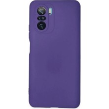 Mentra Online Xiaomi Poco F3 Kılıf Nano Içi Kadife Silikon - Mor
