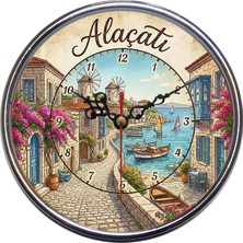 Bsb Alaçatı Temalı Duvar Saati 16CM B1001