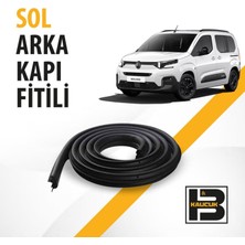 B&M Kauçuk Citroen Berlingo (2019-2025) Sol Arka Kapı Fitili BM01400