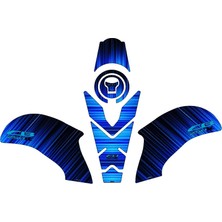 Aras Reklam ve Moto Aksesuar Honda CB250R 2018-2023 Uyumlu Tank Pad Seti