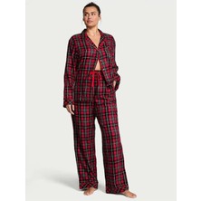 Victoria's Secret Flannel Uzun Pijama Takımı