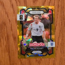 Panini Monopoly Prizm Wayne Rooney Gold Cracked Ice Oyun Kartı No.27
