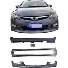 Honda Civic 2006-2009 Fd6 Boyasız Arka Çakar-Body Kit