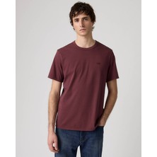 Levi's Erkek Bisiklet Yaka Bordo T-Shirt 005GX-0025