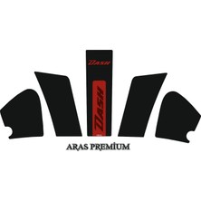 Aras Reklam ve Moto Aksesuar Dash 125 2022-2024 Uyumlu Tank Pad Seti