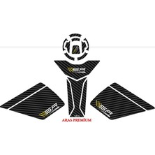 Aras Reklam ve Moto Aksesuar Cfmoto 450 Sr 2023 Uyumlu Tank Pad Seti