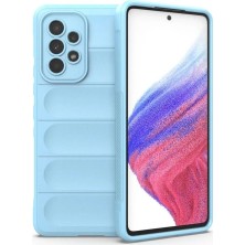 Mentra Online Samsung Galaxy A53 5g Kılıf Optimum Silikon - Sky Blue