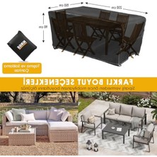 Die Grup Ağır Hizmet Su Geçirmez Bahçe Mobilyası Örtüsü, 230-150-90 Cm, Havalandırmalı Koruma