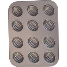 Depposite Teflon Ceviz Kurabiye & Muffin Kalıbı 6cm