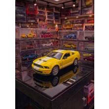 Oyuncak Sahili Shelby GT500 Diecast Metal 12.5cm Araba Orjnal Lisanslı Model Koleksiyon Ürünler Kapılar Açılır Sarı