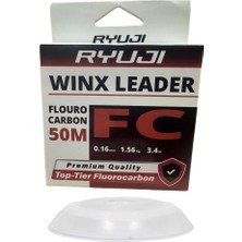Ryuji Winx Fc 50MT 0.16MM %100 Fluorocarbon Leader Misina