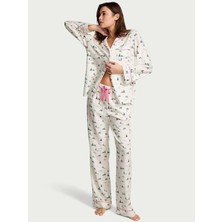 Victoria's Secret Flannel Uzun Pijama Takımı