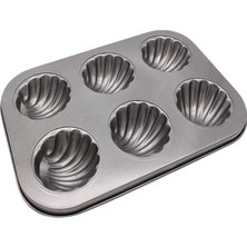 Depposite Teflon Istiridye Muffin Kalıbı (6 Porsiyon)