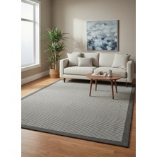 Fenomen Carpet Lotus Koleksiyonu Bordürlü Temizlenebilir Sisal Halı