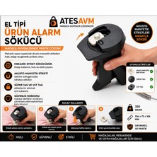 Perkotek El Tipi Ürün Alarm Sökücü Akusto Manyetik Etiket Sökücü Süper Tag Vst Tag Uyumlu