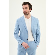 MCR Kırçıllı Slim Fit Mono Yaka Torba Cep Pantolonu Ipli Erkek Takım Elbise