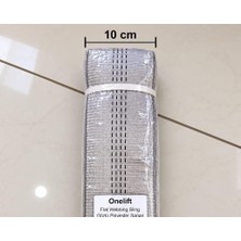Muhtelif 6 Metre 4 Ton Çeker Sapan Halat Zekioğlu Group Flat Webbing Sling Gözlü Polyester Sapan 4000KG Taşıma Kapasiteli  6 Metre Kaldırma Sapanı