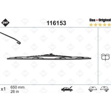 Valeo Val 116153 Silecek Süpürgesi Ön Sol