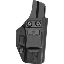 Gun & Flower Gunflower Tactical Iwb Polymer Holster P365/P365 XL/P365 SAS/P365X/P365.380 ACP/P365 ROSE.380 Acp Uyumlu - Sağ El, Siyah