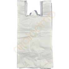 Die Grup Büyük Boy Hışır Atlet Poşet, Kalın Beyaz, 1 kg Kapasiteli