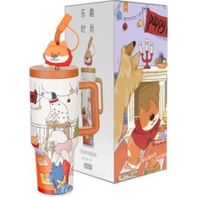  diller çelik termos paslanmaz sevimli köpekler 1200 ml d9222