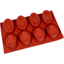 Depposite Silikon Oval Pasta Kalıbı (8 Porsiyon)