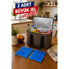 XMP 40 Lt Termal Soğutucu Çanta | Yalıtımlı Piknik, Kamp, Plaj ve Günlük Kullanım Termos Çantası