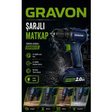 Mur-Cell Gravon 20V 2AH Şarjlı Matkap 60NM