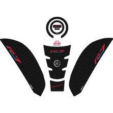 Aras Reklam ve Moto Aksesuar Yamaha R7 2021-2024 Uyumlu Tank Pad Seti