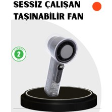 Nevamel Kompakt Dijital Ekranlı Fan | 100 Seviye Hız + Sessiz Çalışma