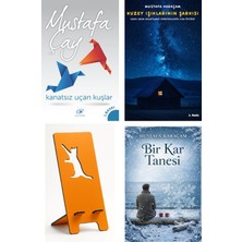 Çay Yayınları Kanatsız Uçan Kuşlar - Mustafa Çay + Kuzey Işıklarının Şarkısı + Telefon Tutucu + Bir Kar Tanesi